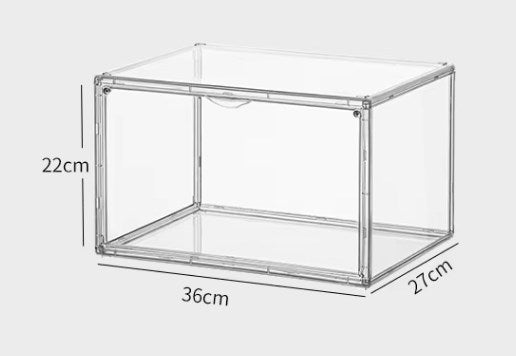 Caja Acrílica Magnética Apilable Organizadora de Zapatillas