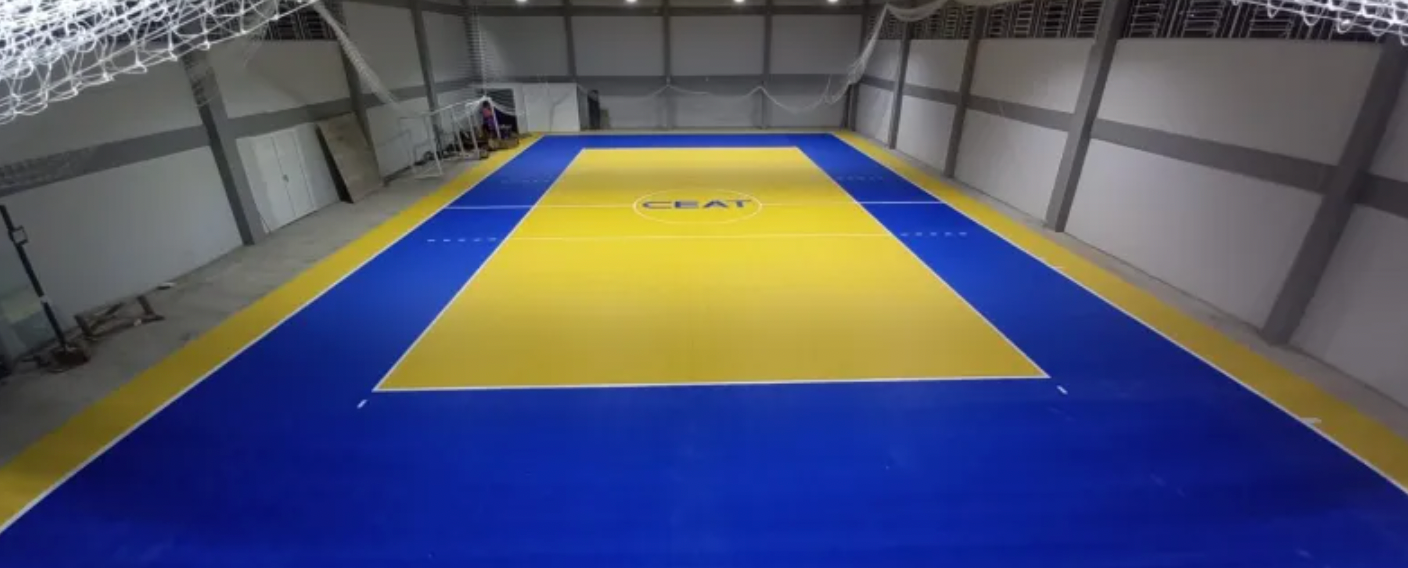 Futsal • Cancha 25 x 45 mts • Piso Deportivo Modular Elastic Pro