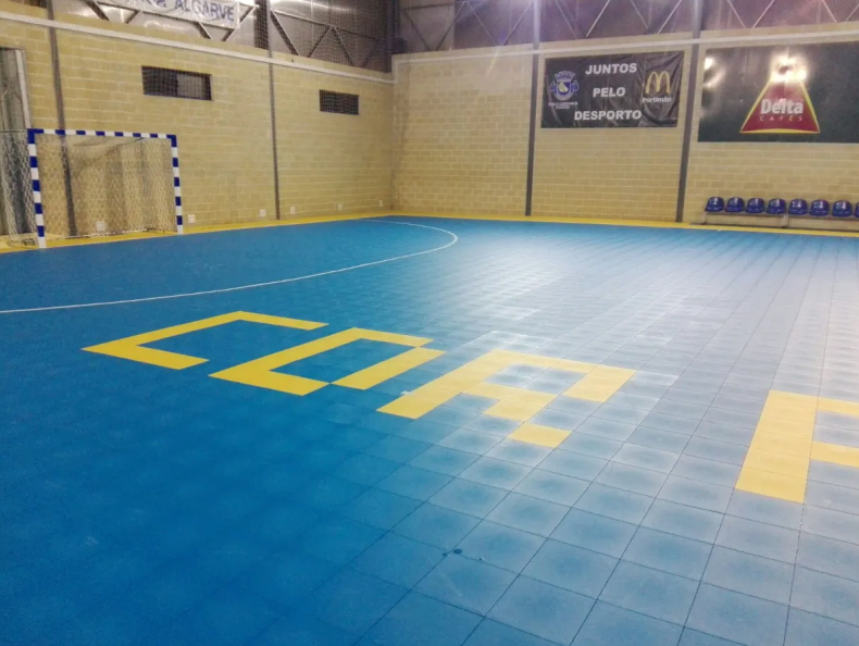 Futsal • Cancha 25 x 45 mts • Piso Deportivo Modular Elastic Pro