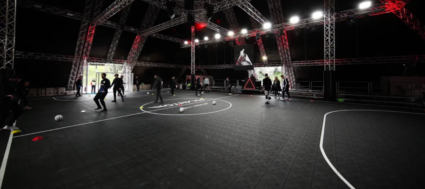 Futsal • Cancha 25 x 45 mts • Piso Deportivo Modular Elastic Pro