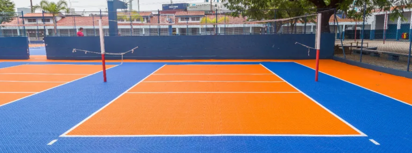Volleyball • Cancha 13 x 22 mts • Piso Deportivo Elastic Pro