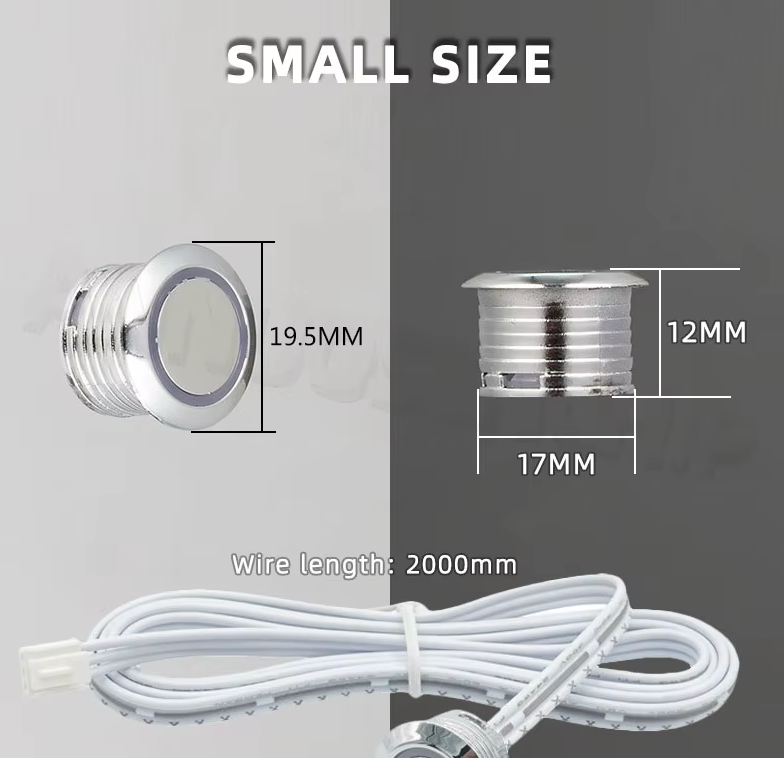 Sensor Táctil Interruptor Switch Mueble Atenuador Dimmeable Luz Led