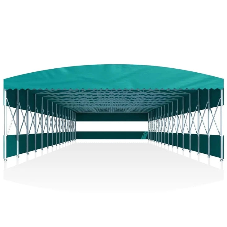 Carpa Plegable Industrial de PVC Impermeable • Tamaño Pequeña 4x6 mts 24 m2 • Formato Solo Techo