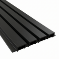 Revestimiento Exterior - WPC Wall Panel - Negro Mate - 290x21.9x2.6 cm