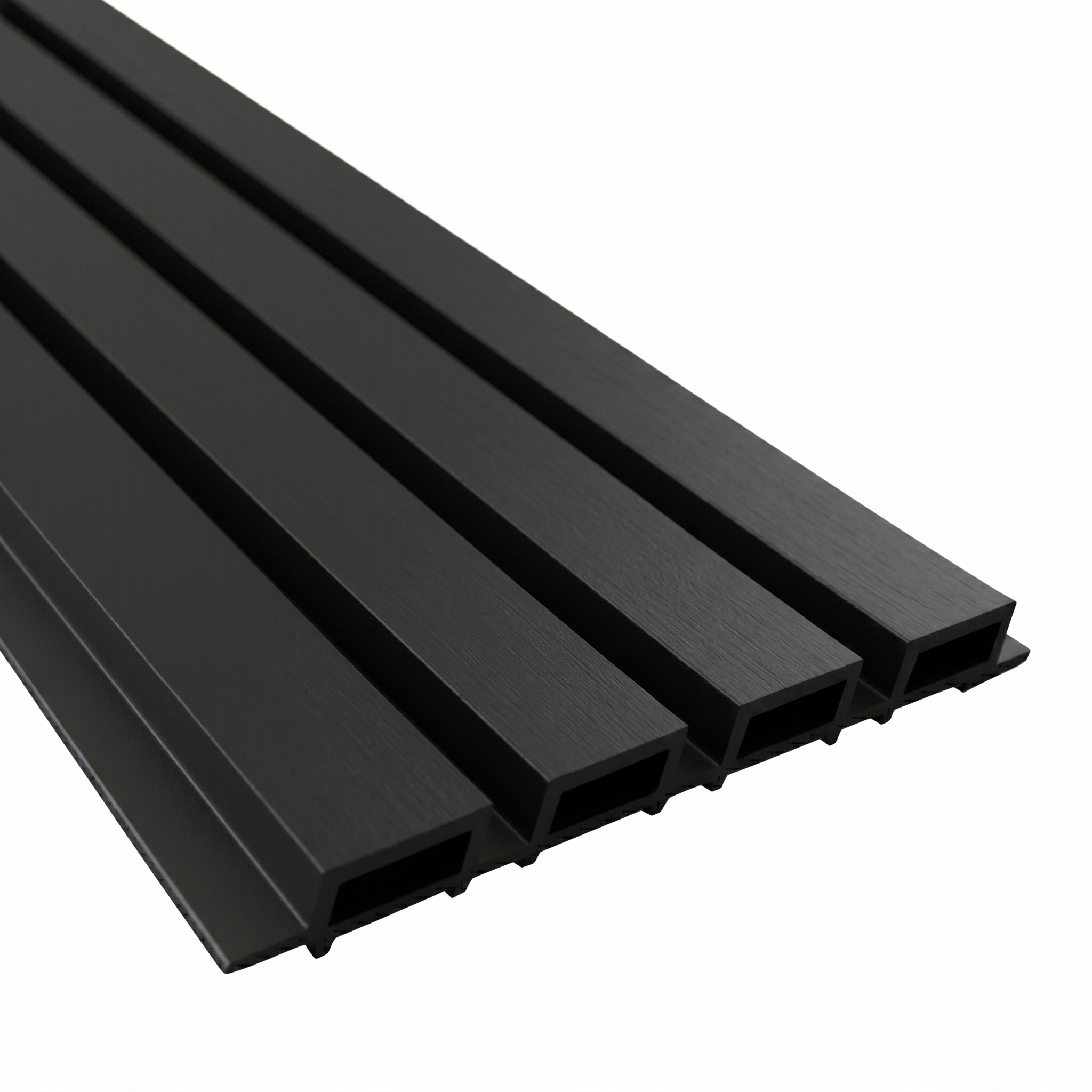 Revestimiento Exterior • WPC Wall Panel • Negro Mate • 290x21.9x2.6 cm