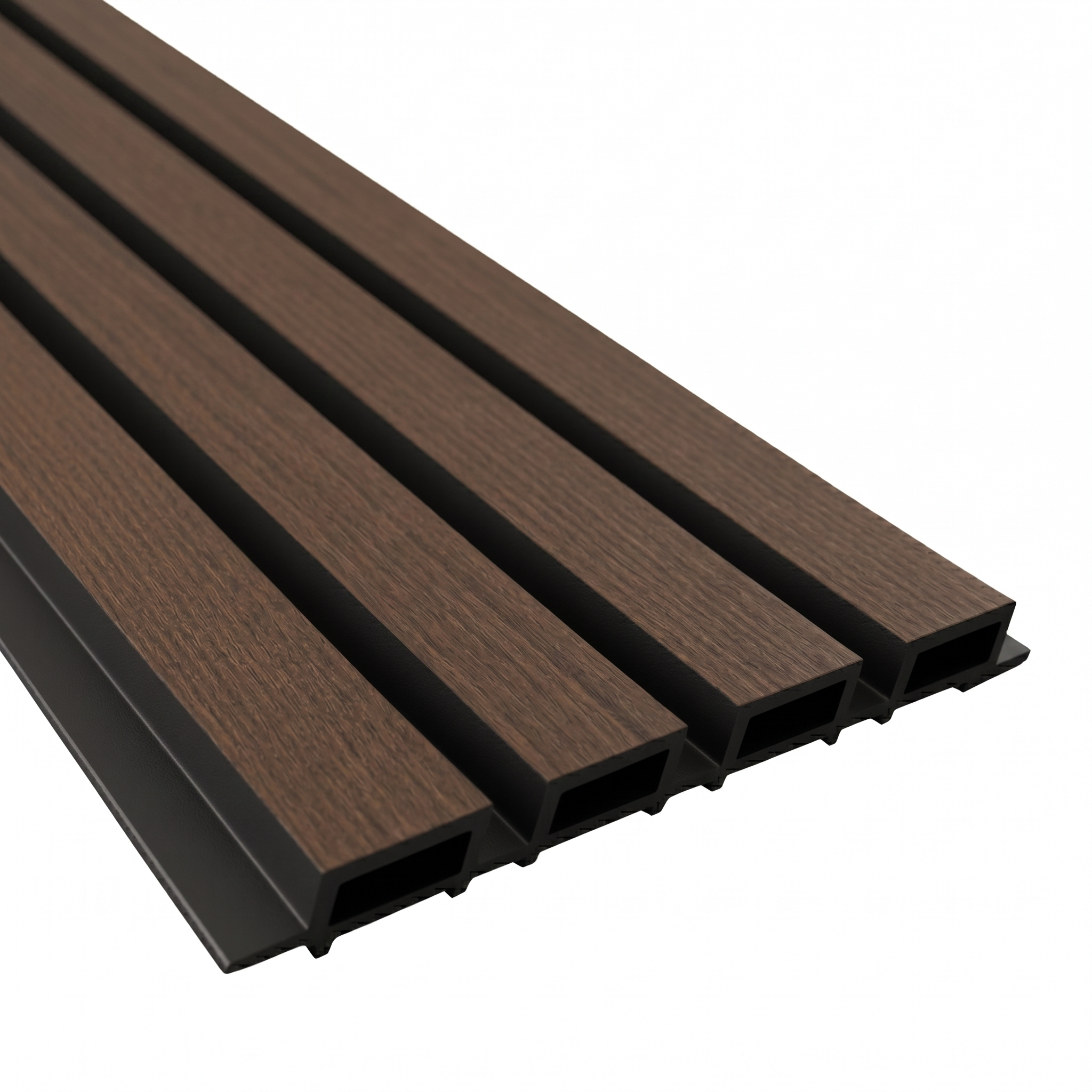 Revestimiento Exterior • WPC Wall Panel • Chocolate • 290x21.9x2.6 cm