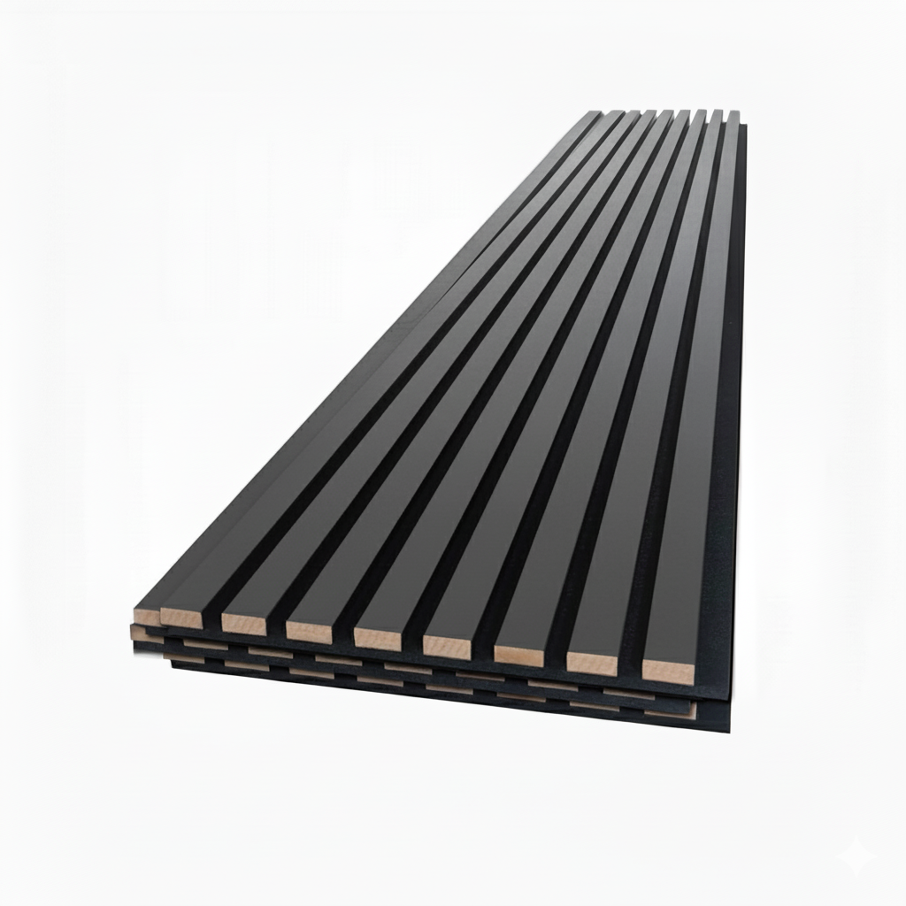 Panel Acústico Madera & PET • 240x60cm • 2.1cm de espesor