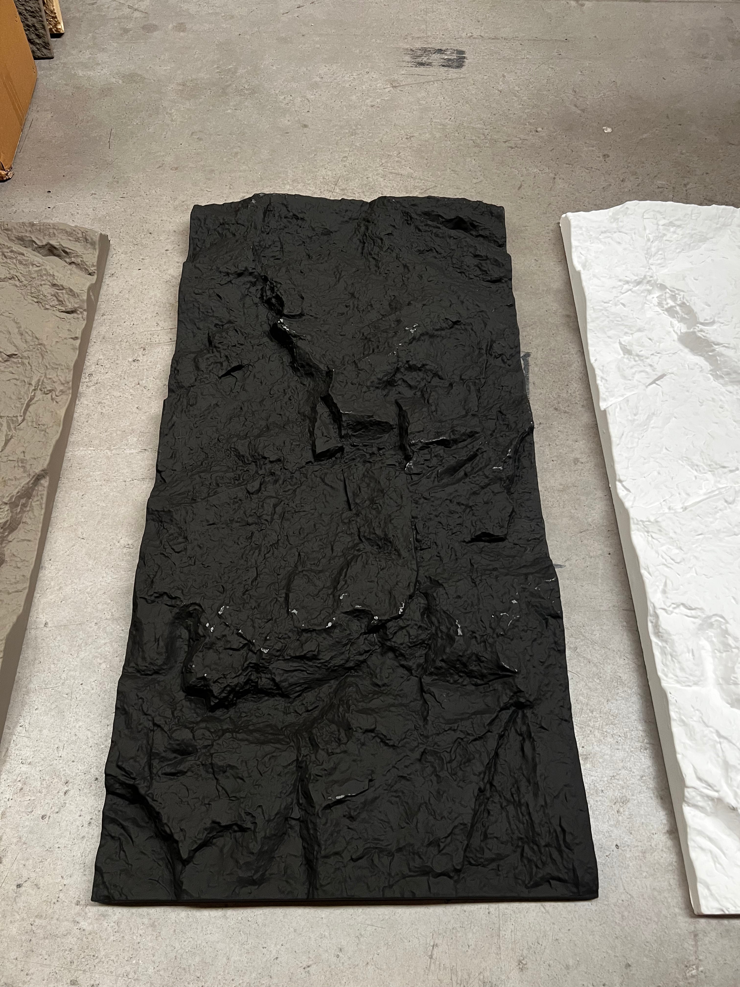 Piedra PU • Negro • 120x60 cm • Espesor 50mm