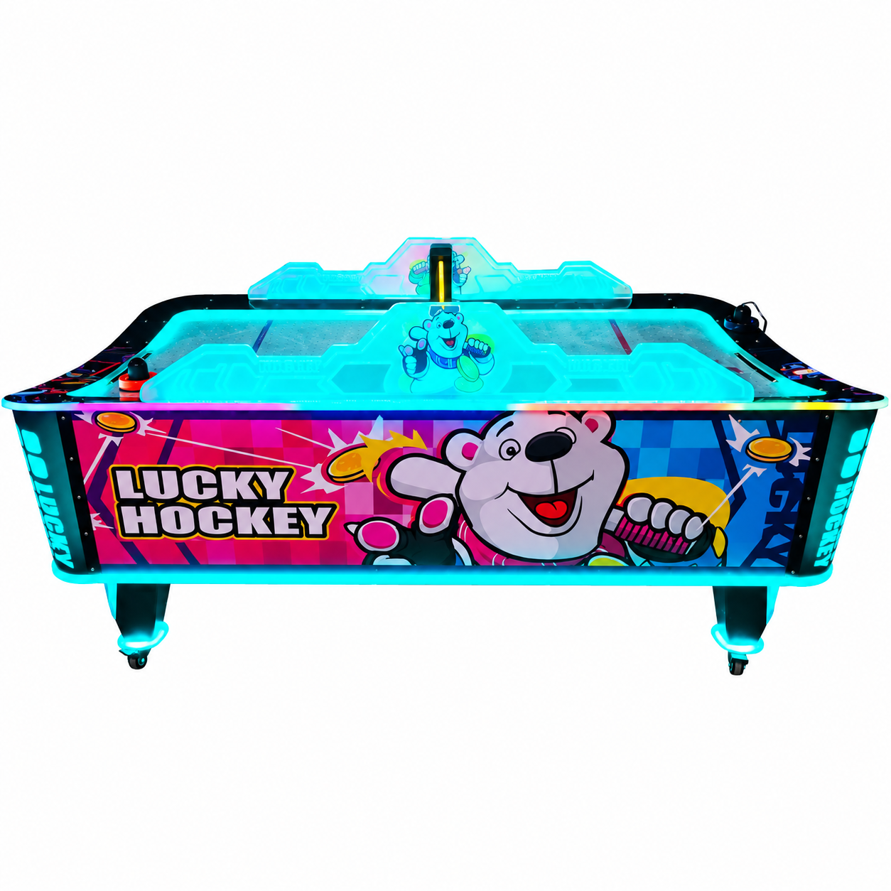 Mesa de Air Hockey Arcade Profesional con Monedero • Lucky Hockey