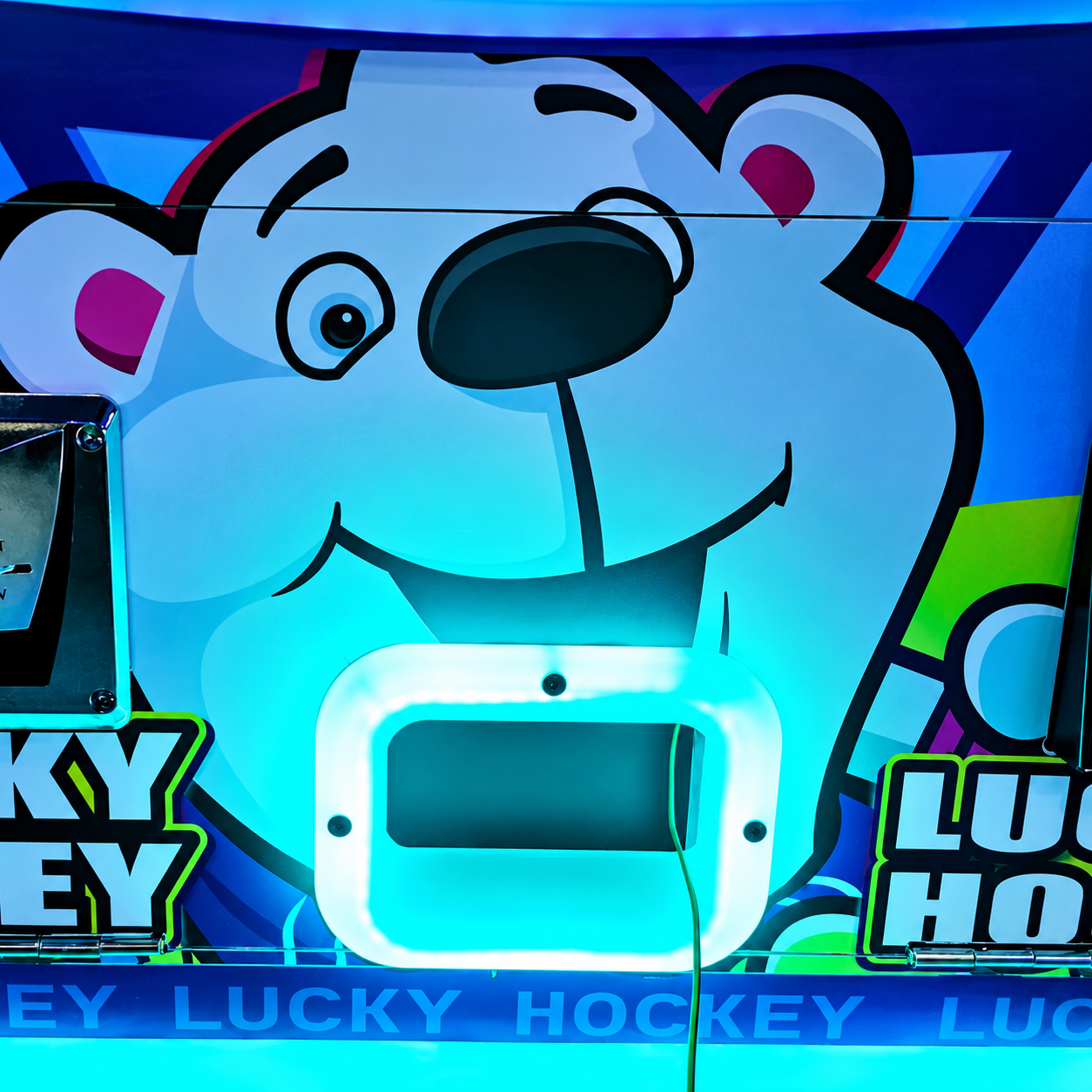 Mesa de Air Hockey Arcade Profesional con Monedero • Lucky Hockey