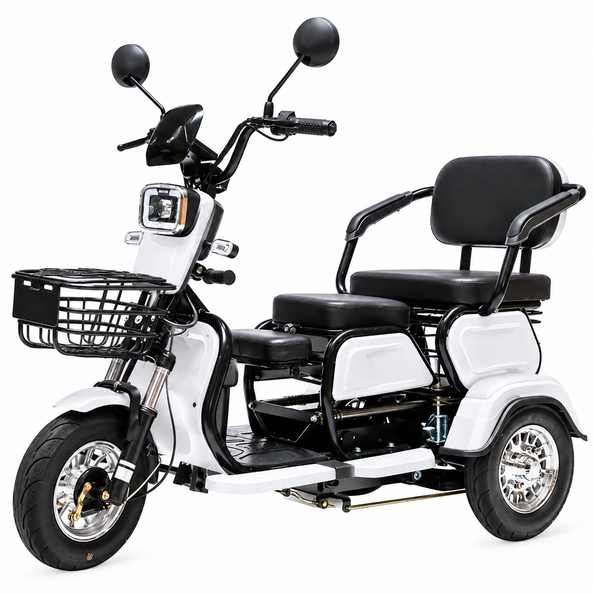 Moto Eléctrica Triciclo Scooter • Modelo ION-600 Tri • Batería de Litio • 600W