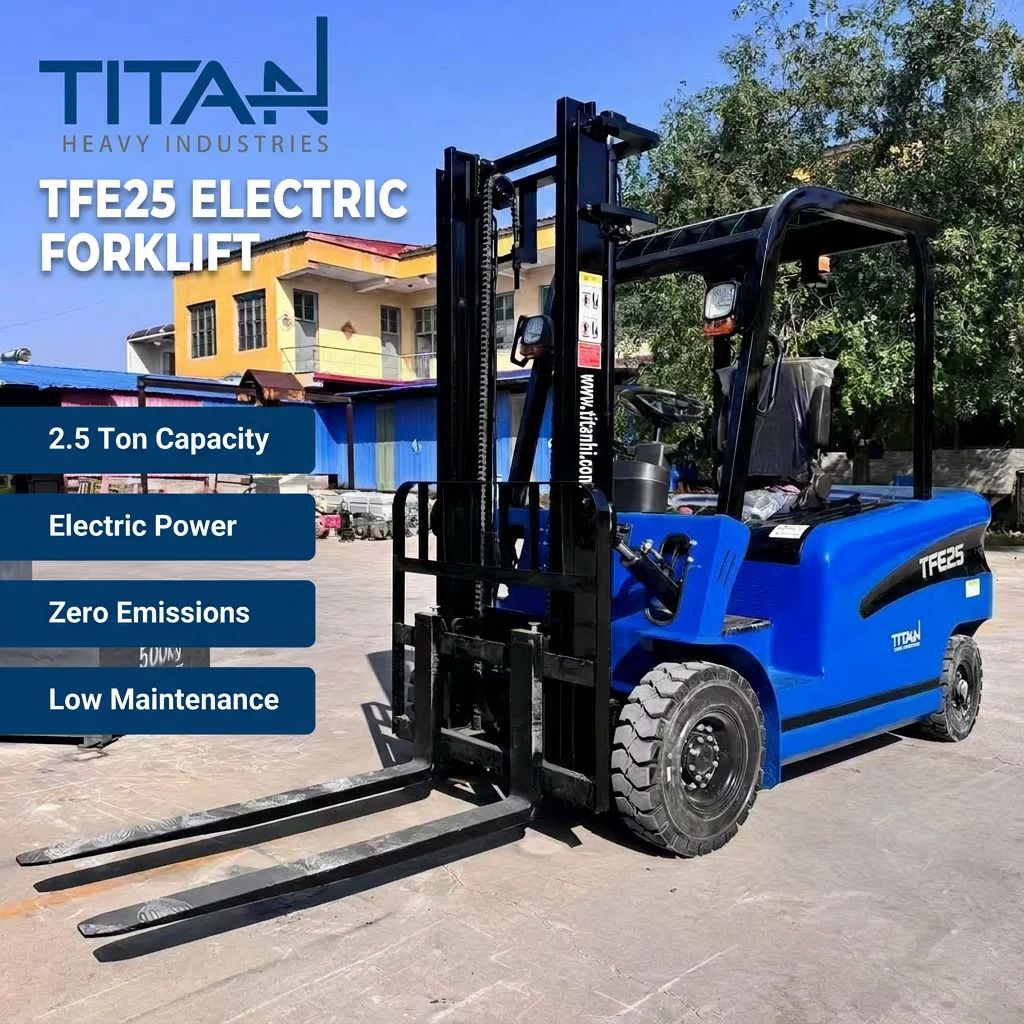 Grúa Horquilla Eléctrica TFE25 TITAN • 2,5 Ton.