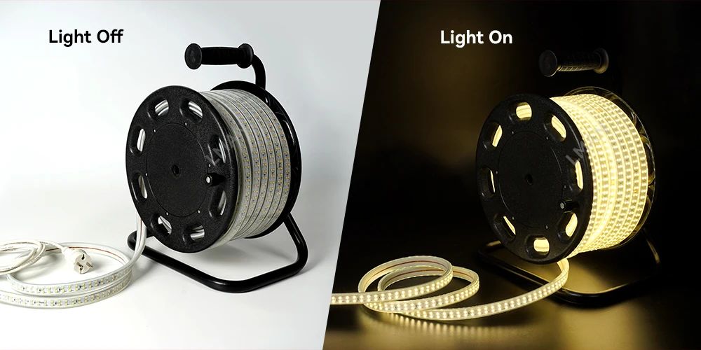 Iluminación LED AC220V para Obras de Construcción, Minería en Túneles, Iluminación Exterior, IP65 Impermeable, Embalaje en Tambor Portátil - 4000K