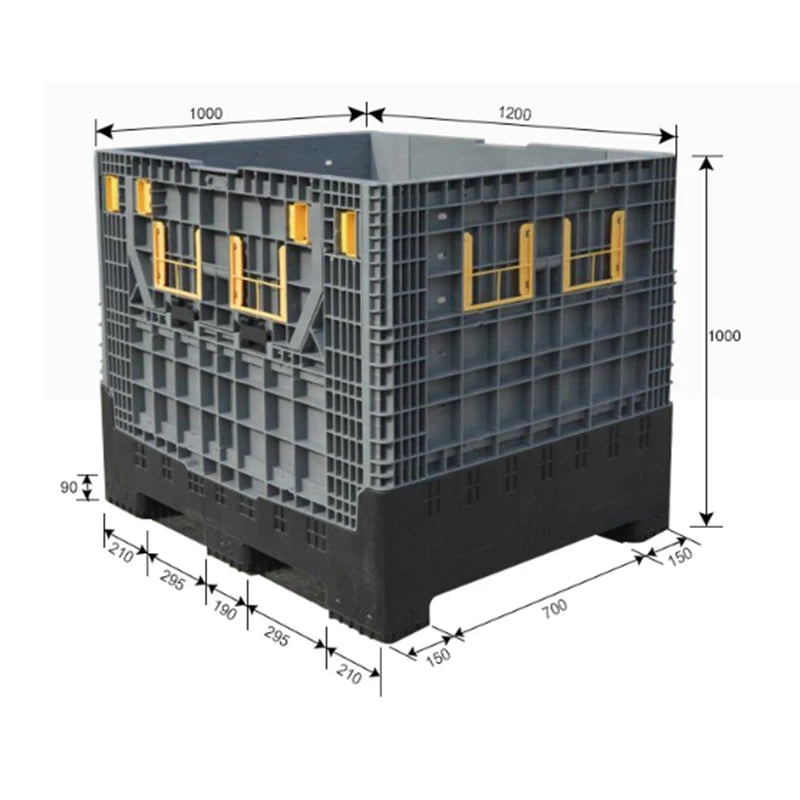 Bins Industrial Plegable • 800 litros • 120x100x100