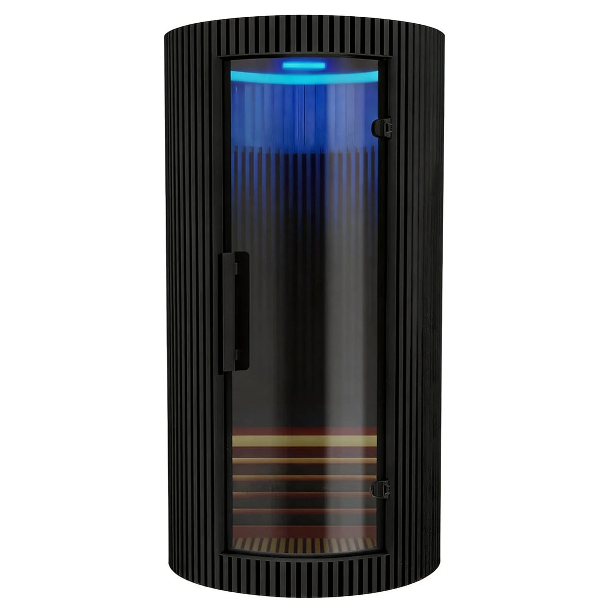 Sauna Infrarrojo NORDIK • PREMIUM • 1 Persona • 102x102x195 cm • Panel de Control Digital • Sistema Audio Bluetooth • Luz RGB • 1590W