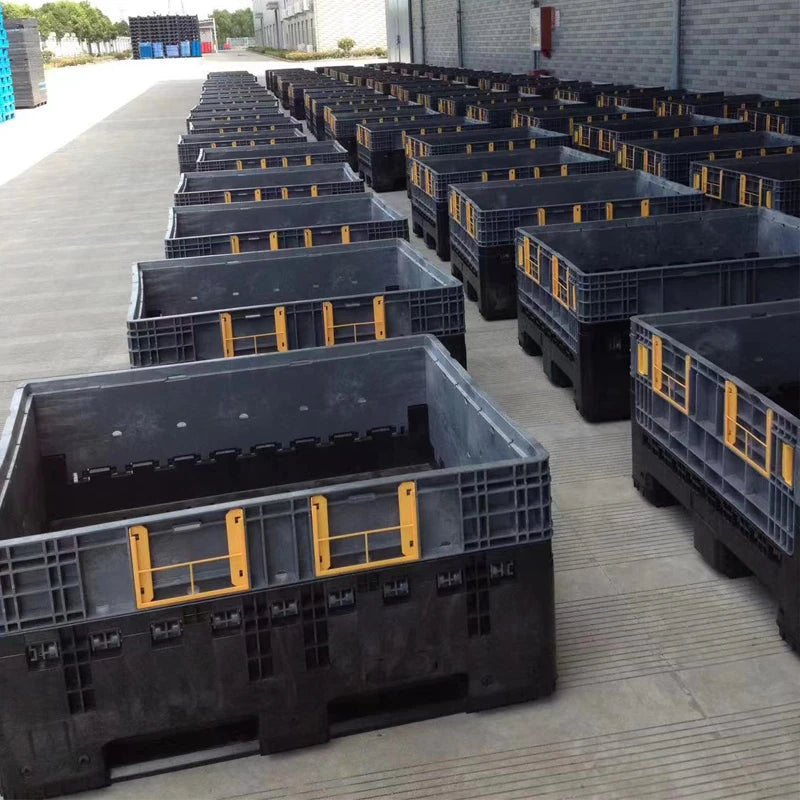 Bins Industrial Plegable • 800 litros • 120x100x100 • Modelo con Ruedas