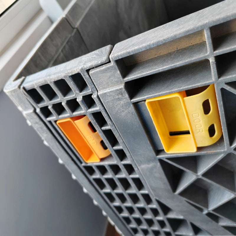 Bins Industrial Plegable • 800 litros • 120x100x100 • Modelo con Ruedas