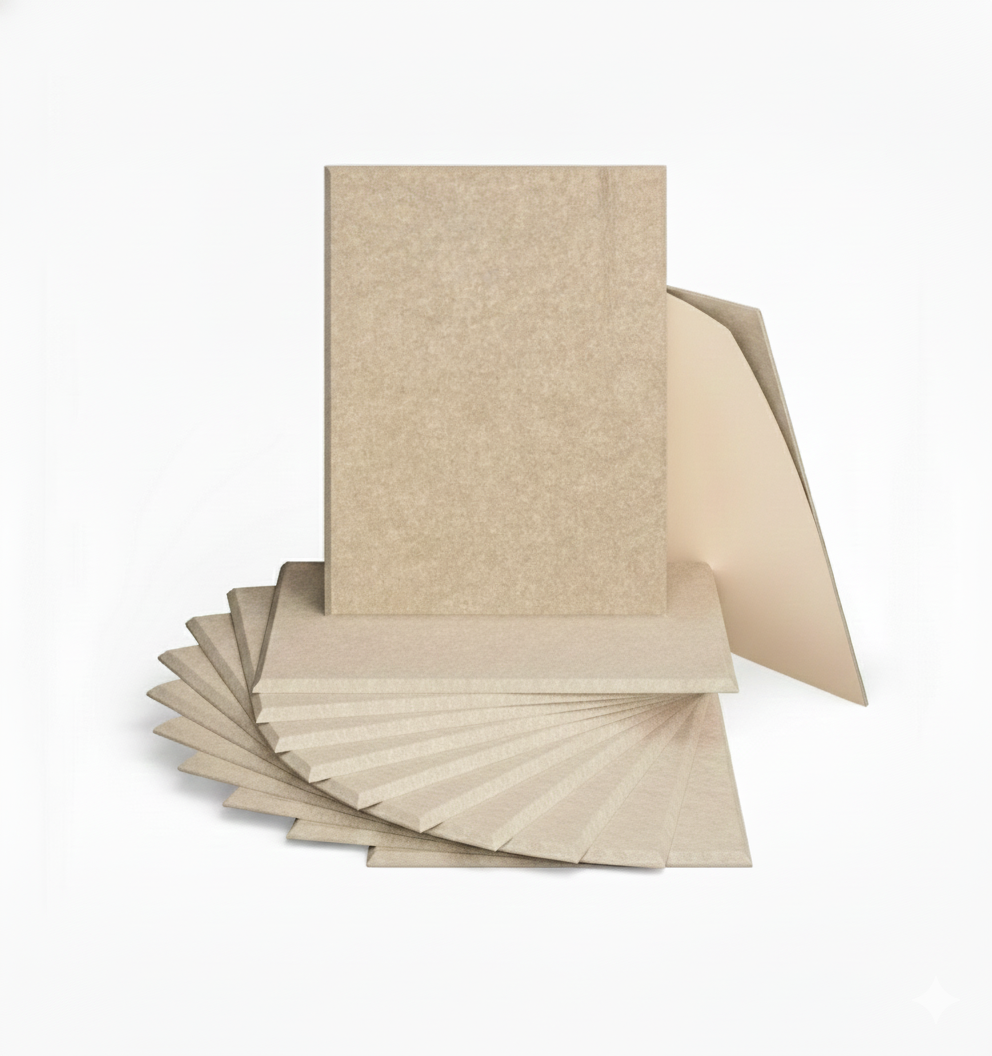 Panel Acústico Rectangular Liso • 40x30x1cm  • PET • AutoAdhesivo • Pack x12 • 1 m2